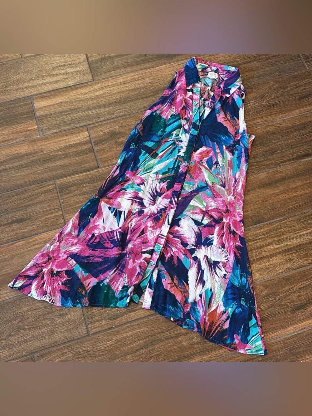 EUC Cupio Tropical Beach Coverup Dress